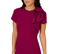 Adrianna Papell Women's Elbow-Sleeve A-Line Dress
