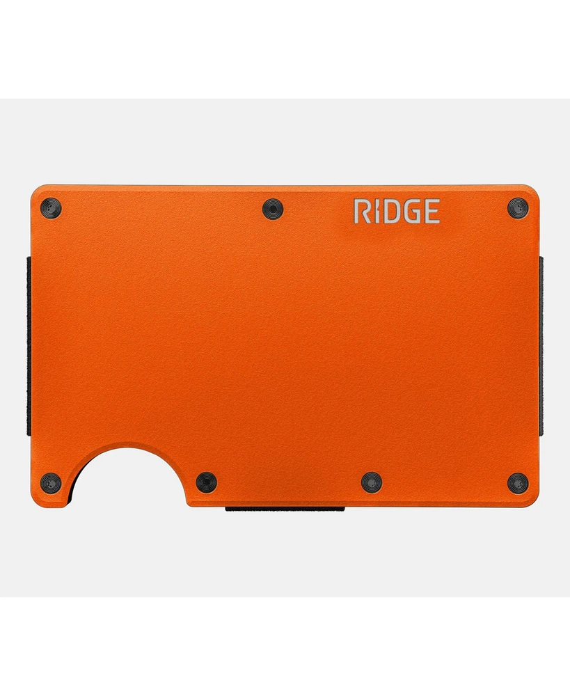The Ridge Men's Ridge Wallet - Basecamp Orange - Money Clip