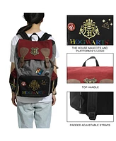 Harry Potter Hogwarts Decals 17" Rucksack Backpack