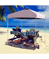 Outdoor Pop-up Canopy Tent with Roller Bag for Easy Transport and Setup