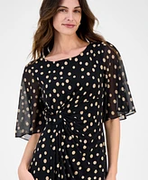 Connected Women's Butterfly-Sleeve Sheath Dress