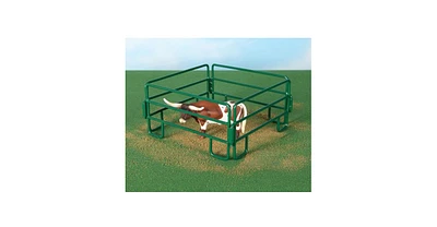 Little Buster Toys 1/16 4 Piece Green Welded Steel Panel Corral Set