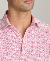UNTUCKit Men's Regular Fit Performance Mavrud Short Sleeve Button Up Shirt