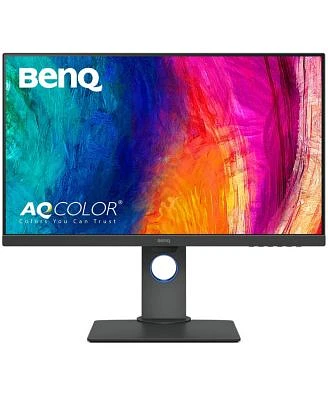 Benq Pd2705q Designvue 27 169 Qhd Ips Hdr Design Monitor With Eye Care Metallic Gray
