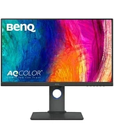 Benq Pd2705q Designvue 27 169 Qhd Ips Hdr Design Monitor With Eye Care Metallic Gray