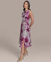 Donna Karan New York Women's Sleeveless Midi Dress