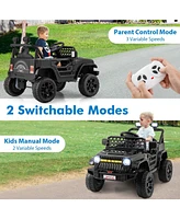 12V Kids Ride on Truck Car with Parental Remote and Music Player