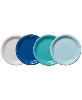 Fiesta Coastal Blues Bistro Coupe Salad Plates, Set of 4