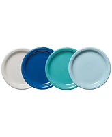 Fiesta Coastal Blues Bistro Coupe Salad Plates, Set of 4