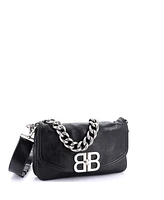 Pre-Owned Balenciaga Small Bb Soft Flap Bag Leather