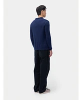 Gobi Cashmere Men's Silk Polo-Neck Cardigan