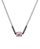 Steve Madden Punk Romance Stone Pendant Necklace
