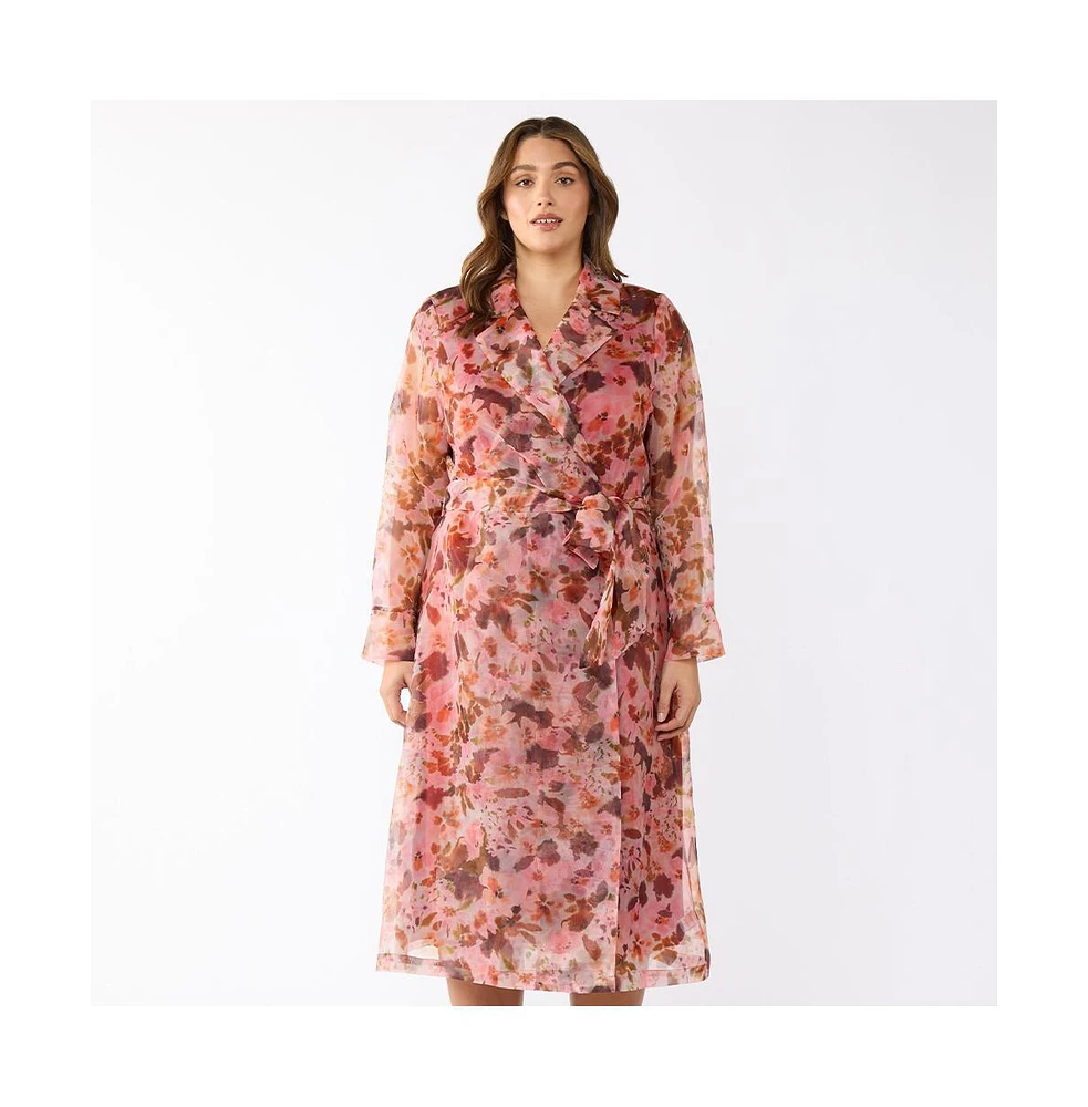 Atreides Organza Floral Trench
