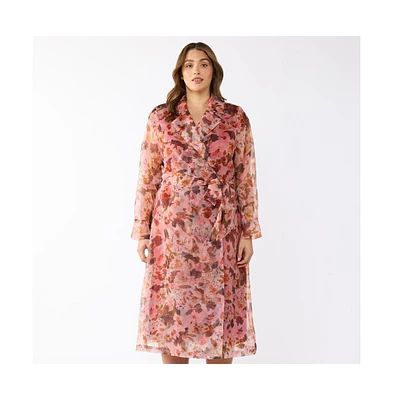 Atreides Organza Floral Trench