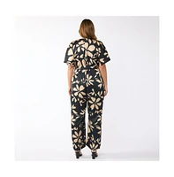 Estelle Noosa Satin Jumpsuit