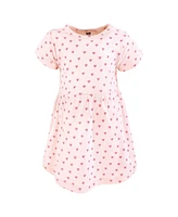 Hudson Baby Girls Cotton Dresses, Soft Rainbow