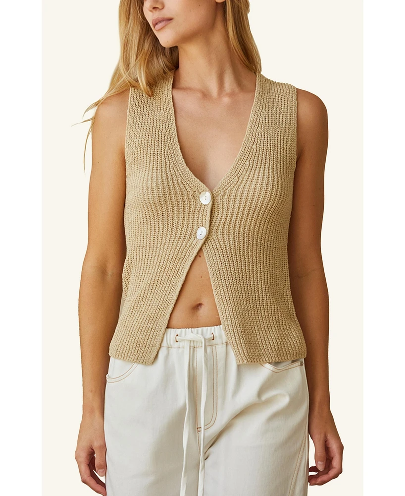 Crescent Women's Janie Beachy Sweater Vest
