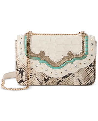Brahmin Rosa Cloud Dancer Dubois Small Leather Crossbody