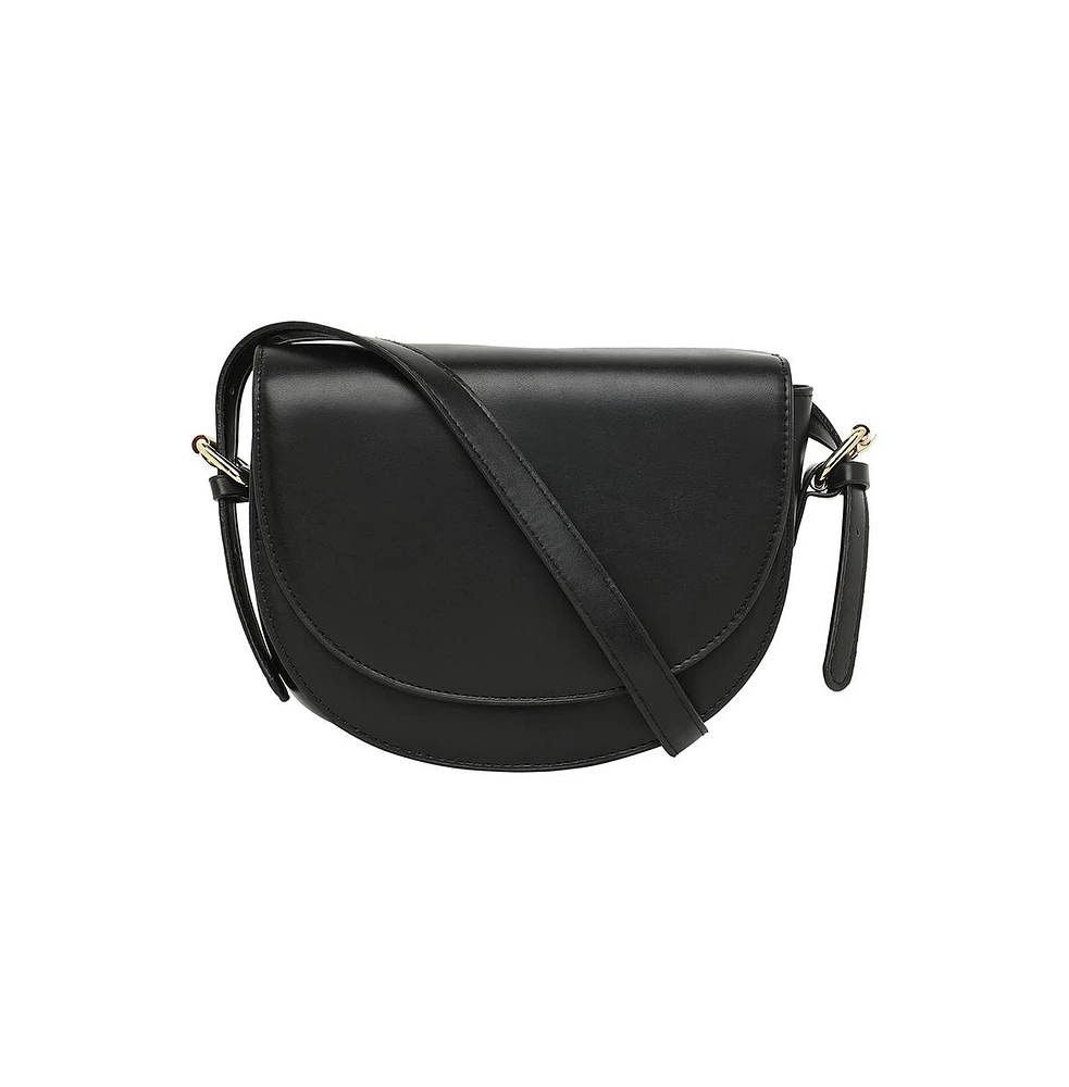 Women's Urban Curve Sling Bag - Midnight Black