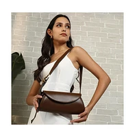Women's The Edge-Fold Sling Bag - Chocolate Brown