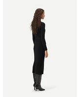 Gobi Cashmere Women's Cashmere Knit Dress with Belt