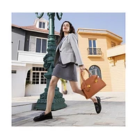 Women's The Large Meridian Hand Bag - Russet Brown
