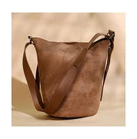 Women's The Bucket Tote Bag - Tan Brown