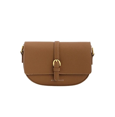 Women's The Tang-Buckle Shoulder Bag - Tan Brown