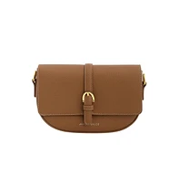 Women's The Tang-Buckle Shoulder Bag - Tan Brown