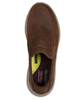 Skechers Men's Slip-Ins Relaxed Fit: Pollard - Osgood Wide-Width Casual Loafer Sneakers from Finish Line