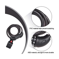 Nakto Bike Lock, Feet Bicycle Cable