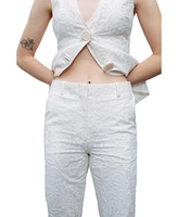 Nocturne Women's Embroidered Bootcut Pants