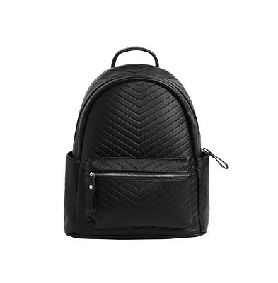 Women's The Chevron Curve Backpack - Onyx Black