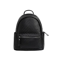 Women's The Chevron Curve Backpack - Onyx Black