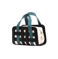 Women's The Weave Camera Mini Sling Bag - Teal Green & Onyx Black