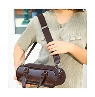 Women's The Small Retro Bowling Bag - Coffee Brown