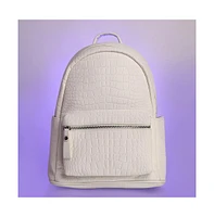 Women's The Croc Curve Backpack - Daisy White