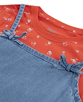 Levi's Big Girls Layerable Dress with T-Shirt