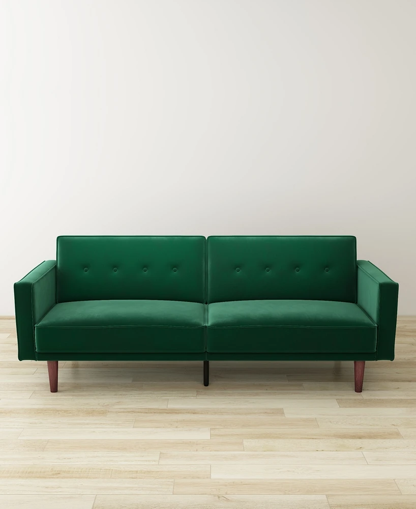 Gold Sparrow 84" Velvet Blake Convertible Sofa Bed, Created for Macy's