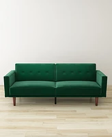 Gold Sparrow 84" Velvet Blake Convertible Sofa Bed, Created for Macy's
