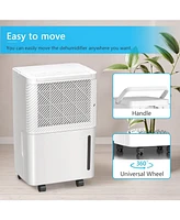 Cowsar Dehumidfier, 22 Pints/Day Auto Defrosting Low noise with Led display Timer Fit for Basements, Garage, Living Room, Bedroom, Office and Large Ro
