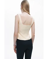 Nocturne Women's Corset-Inspired Blouse