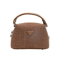 Women's The Denim-Curve Hand Bag - Peanut Brown