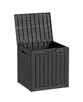Mondawe 31 Gallon Outdoor Garden Resin Storage Deck Box