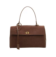 Women's The Lume Satchel Bag - Chocolate Brown