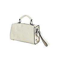 Women's The Croc Camera Sling Bag - Cream White