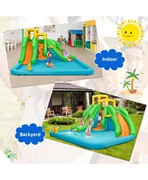 Mecale Kids Inflatable Water Park Bounce House with 480 W Blower