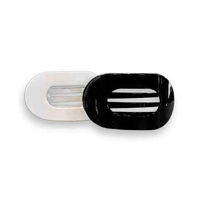 Headbands of Hope Large Oval Clip Set of 2