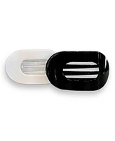 Large Oval Clip Set Of 2 Black White