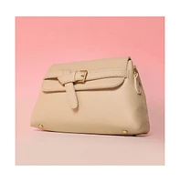 Women's The Buckle Sling Bag - Buff Beige